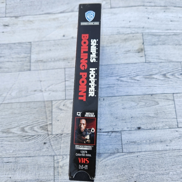 Boiling Point VHS Wesley Snipes Dennis Hopper Warner Brothers 1993 - Picture 5 of 7